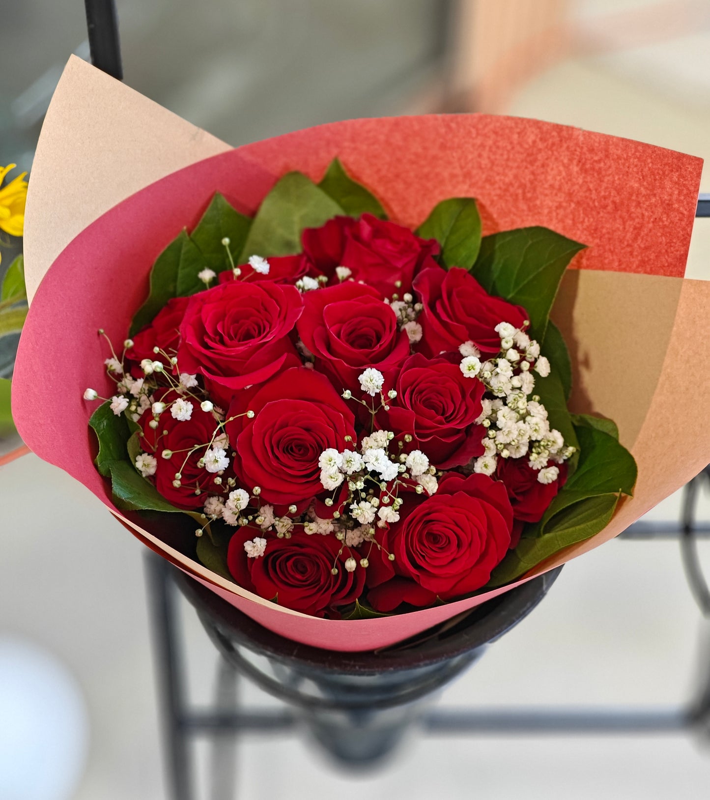 A Dozen Roses Bouquet