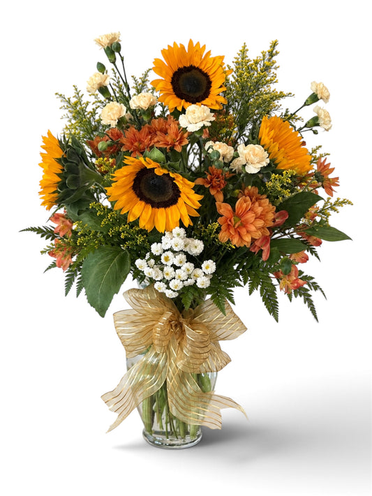 Rust & Sunflowers